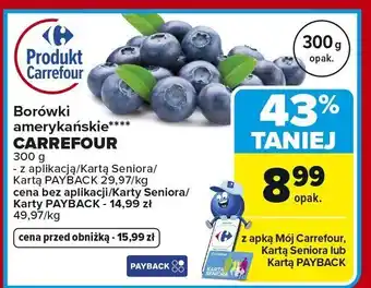 Carrefour Market Borówki amerykańskie Carrefour oferta