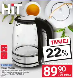 Selgros Czajnik elektryczny Zelmer oferta