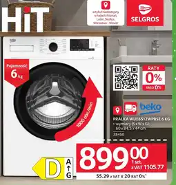 Selgros Pralka Beko oferta