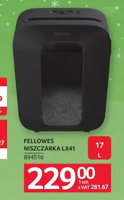 Selgros Niszczarka Fellowes oferta