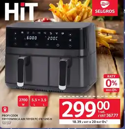 Selgros Frytkownica Profi Cook oferta