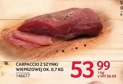 Selgros Carpaccio oferta