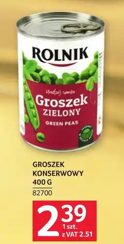Selgros Groszek konserwowy Rolnik oferta