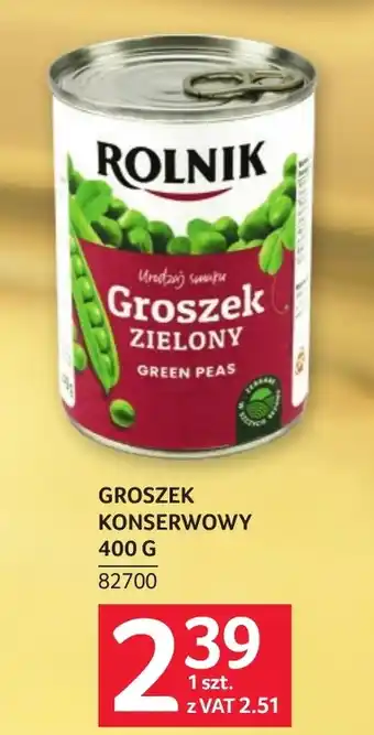 Selgros Groszek konserwowy Rolnik oferta