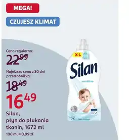 Rossmann Płyn do płukania tkanin Silan oferta