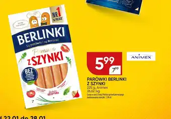 Chata Polska Parówki Berlinki z szynki oferta