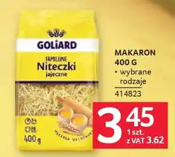 Selgros Makaron oferta