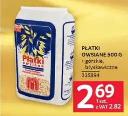 Selgros Płatki owsiane oferta