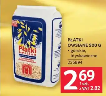 Selgros Płatki owsiane oferta