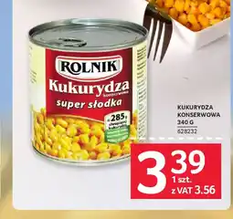 Selgros Kukurydza konserwowa oferta