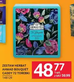 Selgros Zestaw herbat ahmad bouquet caddy 72 torebki oferta