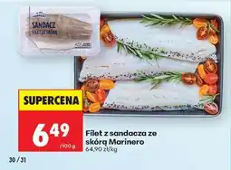 Biedronka Filet z sandacza ze skórą Marinero oferta