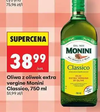Biedronka Oliwa z oliwek extra vergine Monini Classico, 750 ml oferta