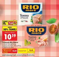 Biedronka Tuńczyk Rio Mare oferta