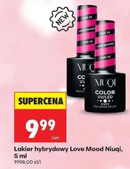 Biedronka Lakier hybrydowy Love Mood Niuqi, 5 ml oferta
