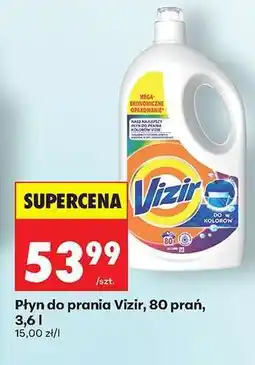 Biedronka Płyn do prania Vizir, 80 prań, 3,6 l oferta