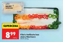 Biedronka Filet z halibuta bez skóry Marinero oferta