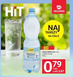 Selgros Woda źródlana oferta