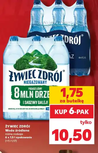 Kaufland Zywiec Zdrój Woda źródlana oferta