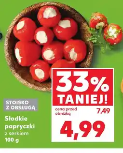 Kaufland Słodkie papryczki z serkiem oferta