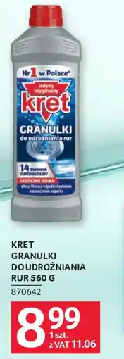 Selgros Kret granulki doudrożniania rur oferta