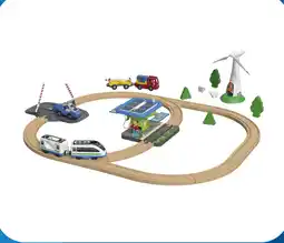 Lidl Playtive Drewniana kolejka Plac budowy lub Pole odnawialnej energii oferta