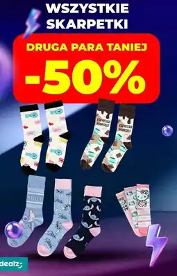 Dealz Wszystkie skarpetki (wszystkie wzory widoczne na obrazku) oferta
