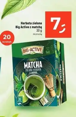 Dealz Herbata zielona Big Active z matchą oferta