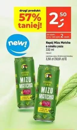 Dealz Napój Mizu Matcha o smaku yuzu oferta