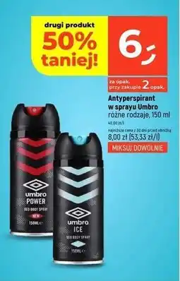 Dealz Antyperspirant w sprayu Umbro oferta