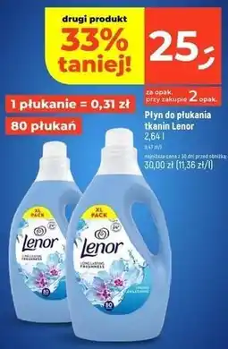 Dealz Płyn do płukania tkanin Lenor oferta