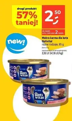 Dealz Mokra karma dla kota Optivital oferta