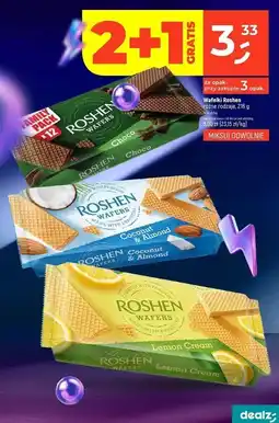 Dealz Roshen Wafers (Choco, Coconut & Almond, Lemon Cream) oferta