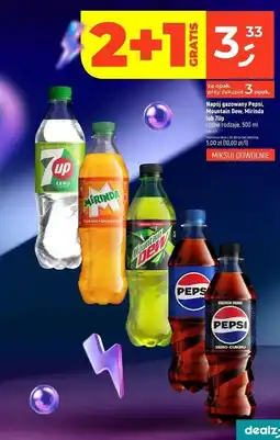 Dealz Napój gazowany Pepsi, Mountain Dew, Mirinda lub 7 UP oferta