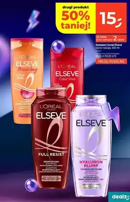 Dealz Szampon L'Oreal Elseve (różne rodzaje) oferta