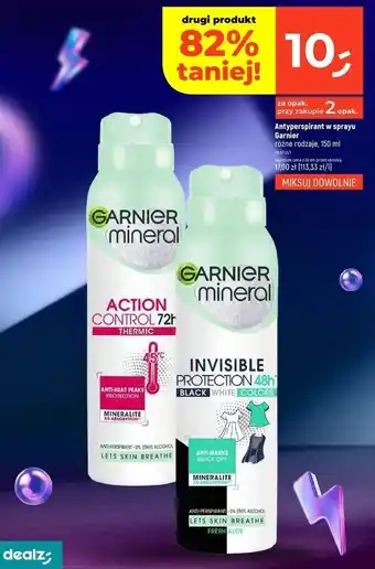 Dealz Antyperspirant w sprayu Garnier Mineral oferta