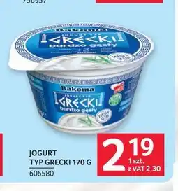 Selgros Jogurt Typ Grecki oferta