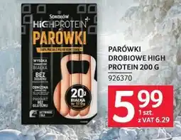 Selgros Sokołów High Protein Parówki Drobiowe High Protein oferta
