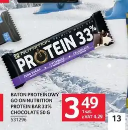 Selgros Go On Nutrition Protein Bar 33% Chocolate oferta
