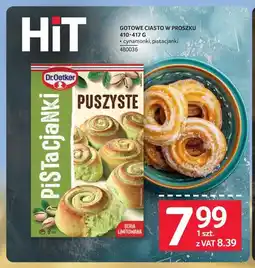Selgros Dr. Oetker Puszyste (Gotowe ciasto w proszku - pistacjanki/cynamonki) oferta