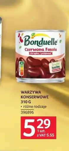Selgros Warzywa konserwowe Bonduelle oferta
