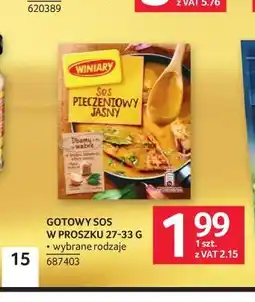 Selgros Winiary Gotowy sos w proszku oferta