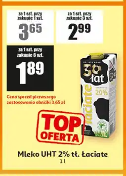 Auchan Mleko UHT 2% tł. Łaciate oferta
