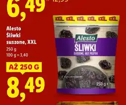 Lidl Śliwki suszone Alesto XXL oferta