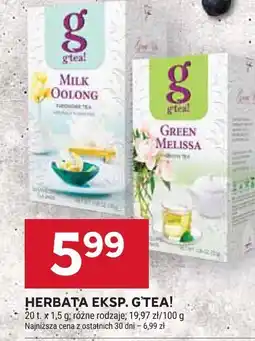 Stokrotka Herbata ekspresowa Green Melissa oferta