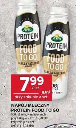 Stokrotka Napój mleczny proteinowy Protein Food To Go wanilia orzech oferta