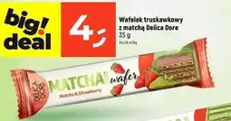 Dealz Delica Dore Wafelek truskawkowy z matchą oferta