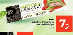 Dealz Delica Dore Baton jogurtowo-truskawkowy z matchą oferta