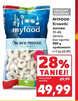 Kaufland Myfood Krewetki surowe oferta