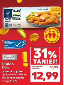 Kaufland Frosta Złote paluszki rybne oferta
